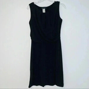 Level Eight Pleated Collar Drape Front Dress​​